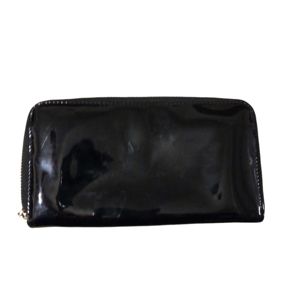 Tory Burch Patent Leather Wallet Black - Picture 2 of 13